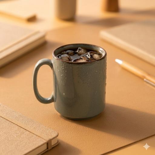 Rusty Roastea Mug | Byora Homes | Metallic Blue | Stoneware Ceramic