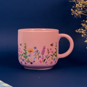 Gardenia Mug | Byora Homes | Pink | Stoneware Ceramic