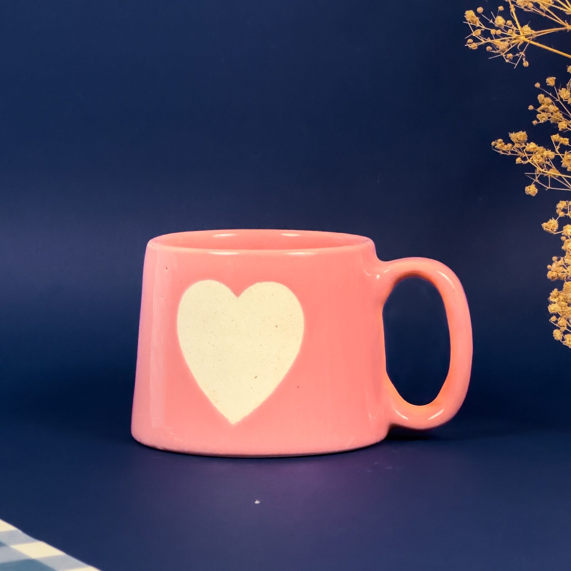 Yours Heartily, Cappuccino Cup | Byora Homes | Pink | Stoneware Ceramic