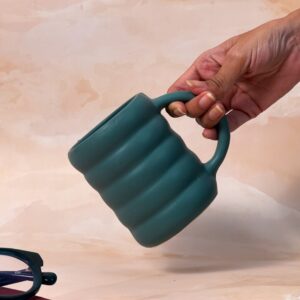 Teals All Over Mug | Byora Homes | Teal | Stoneware Ceramic