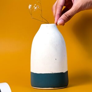 Halo Vase | Byora Homes | White | Ceramic
