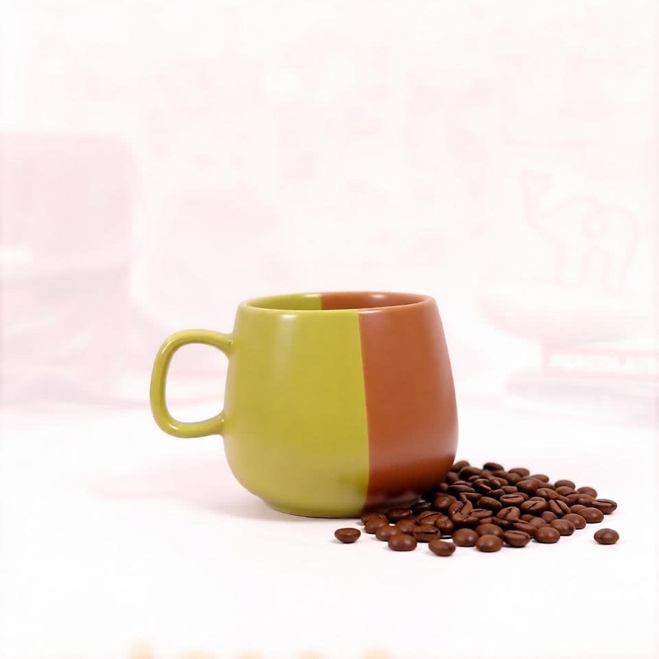 Rose & Sage Coffee Mug | Byora Homes | Multicolor | Stoneware Ceramic - Image 3