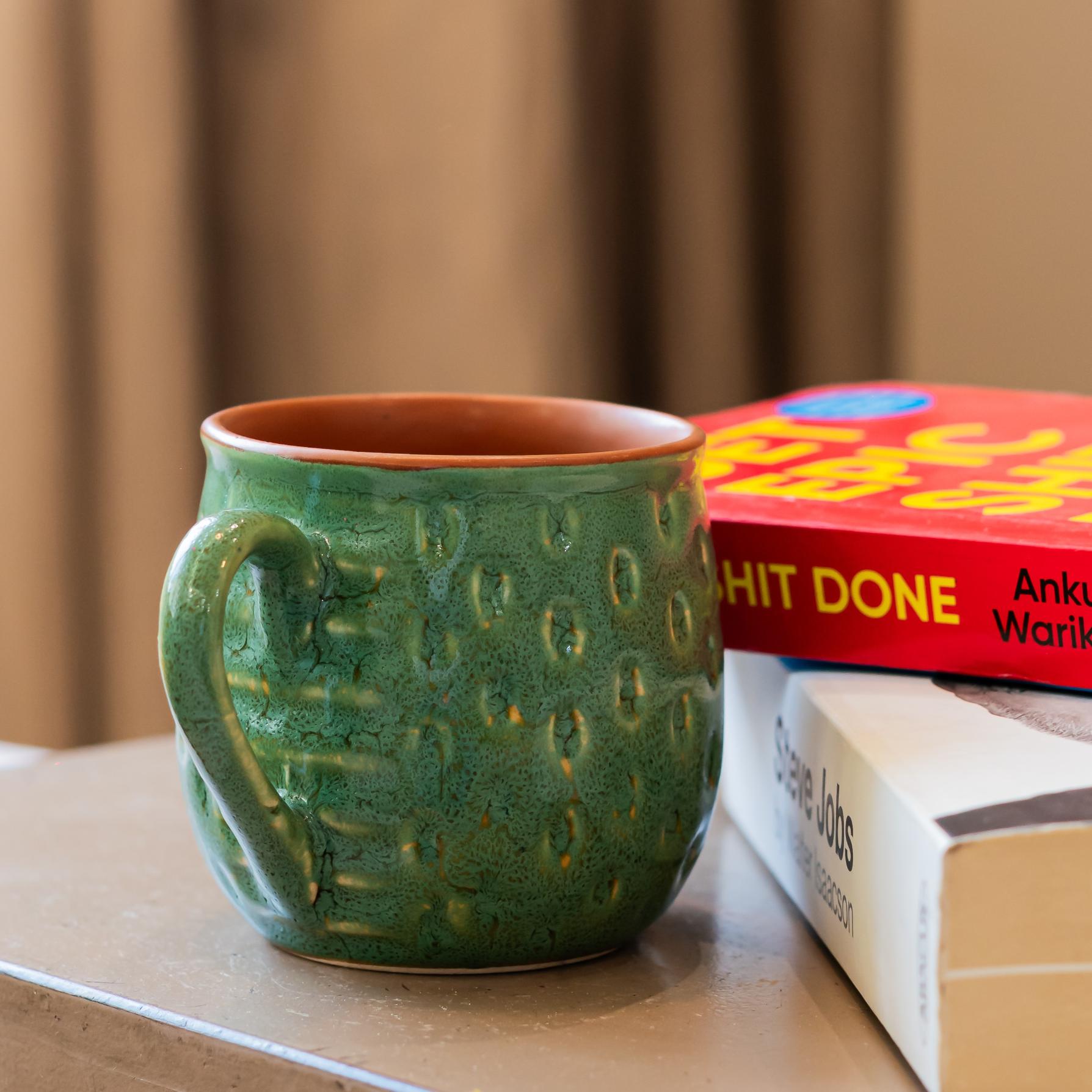 Cacti Mug | Byora Homes | Green | Stoneware Ceramic