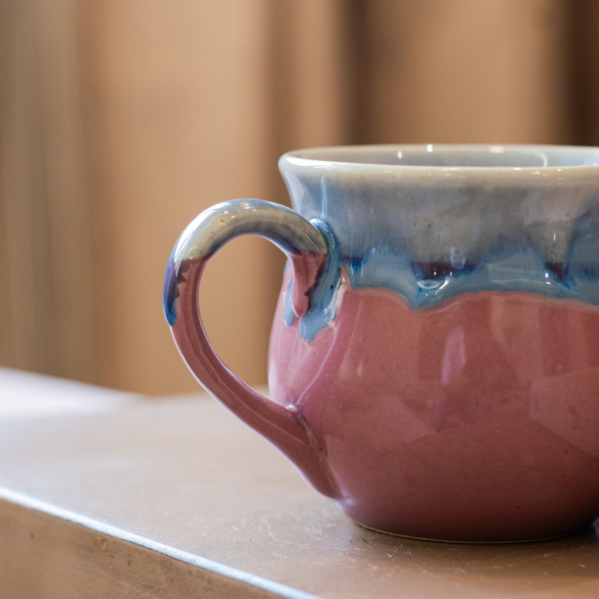 Pastel Hues Matka Tea cup | Byora Homes | Multicolor | Stoneware Ceramic - Image 2