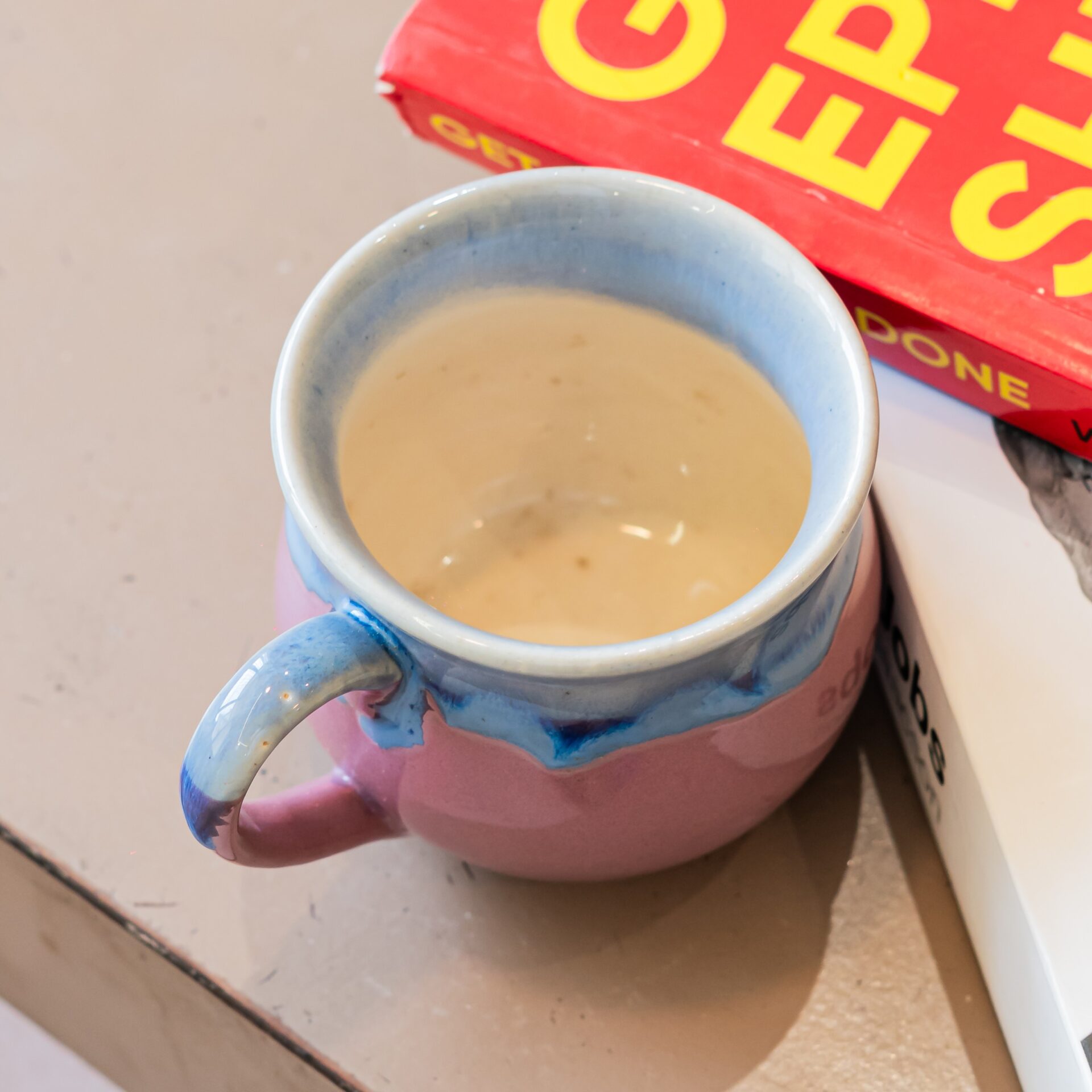 Pastel Hues Matka Tea cup | Byora Homes | Multicolor | Stoneware Ceramic - Image 3