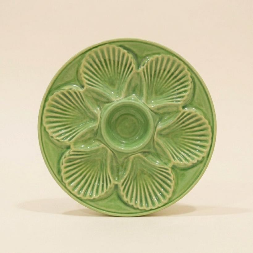 Not just Chip and Dip Platter | Byora Homes | Green | Stoneware Ceramic