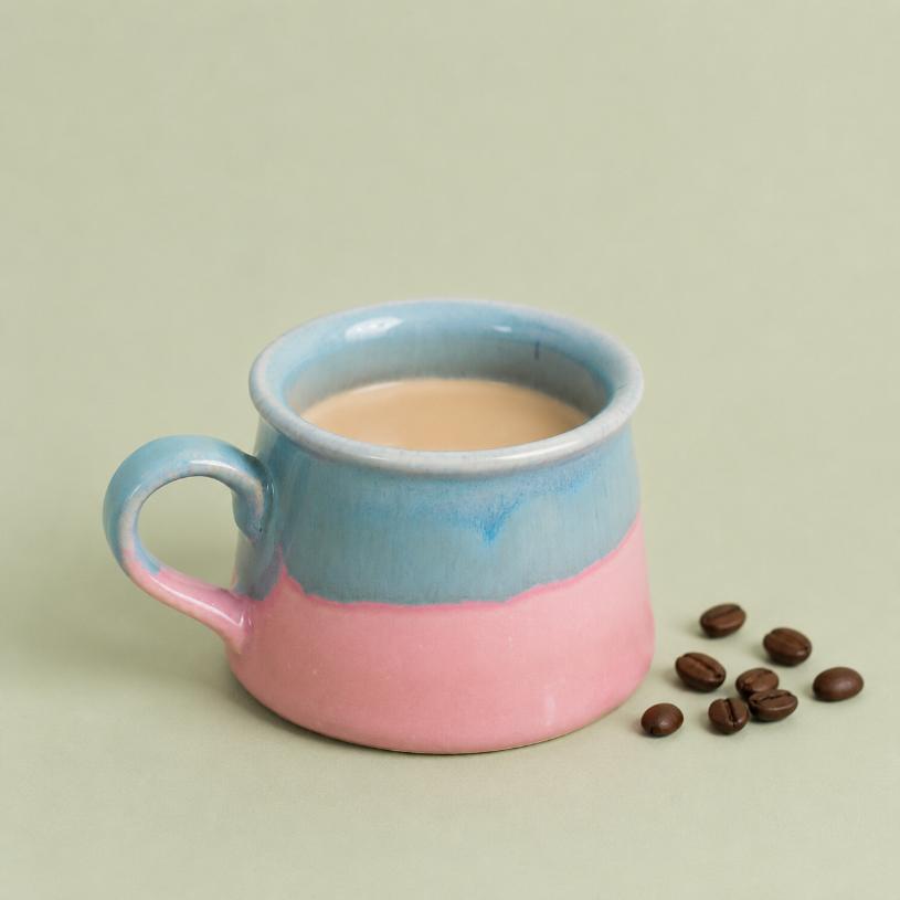 Cozy Chai Tea Cup | Byora Homes | Multicolor | Stoneware Ceramic