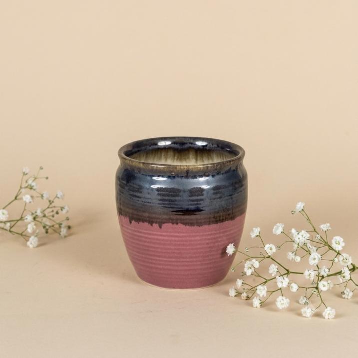 Mauve Ceramic Kulhad | Byora Homes | Mauve | Stoneware Ceramic