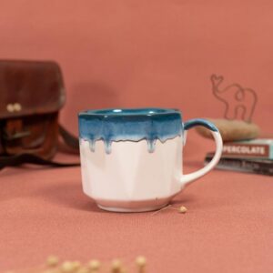 Cloud & Coast Coffee Mug | Byora Homes | Blue & White | Stoneware Ceramic