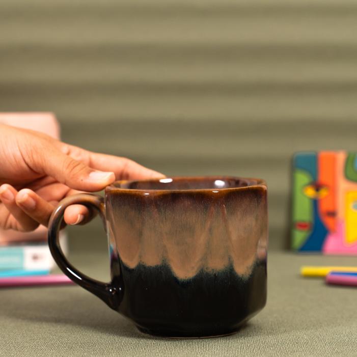 Twilight Ceramic Coffee Mug | Byora Homes | Multicolor | Stoneware Ceramic