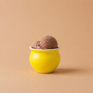 Hellow Yellow Matka Ice cream cup | Byora Homes | Yellow | Stoneware Ceramic