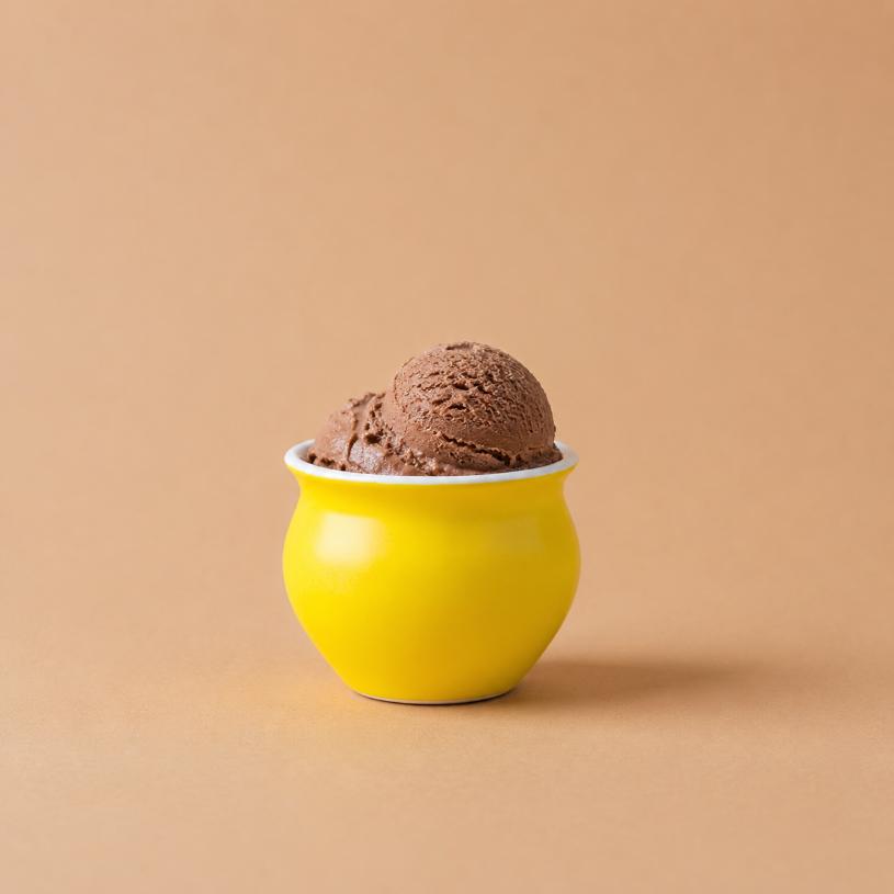 Hellow Yellow Matka Ice cream cup | Byora Homes | Yellow | Stoneware Ceramic