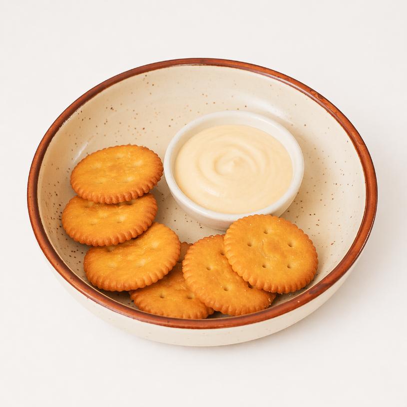 Brown Halo Platter | Byora Homes | Beige | Stoneware Ceramic - Image 2
