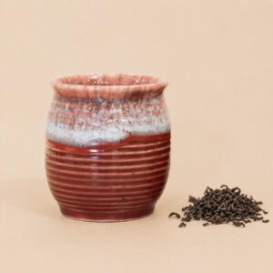 Choco Ceramic Kulhad | Byora Homes | Dark Mauve | Stoneware Ceramic