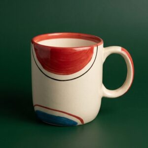 Patches Coffee Mug | Byora Homes | Multicolor | Stoneware Ceramic
