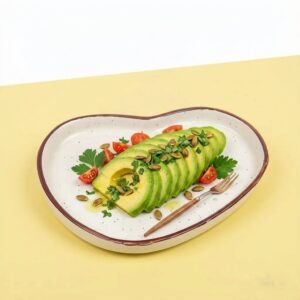 Avocado Ceramic Platter | Byora Homes | Beige | Stoneware Ceramic