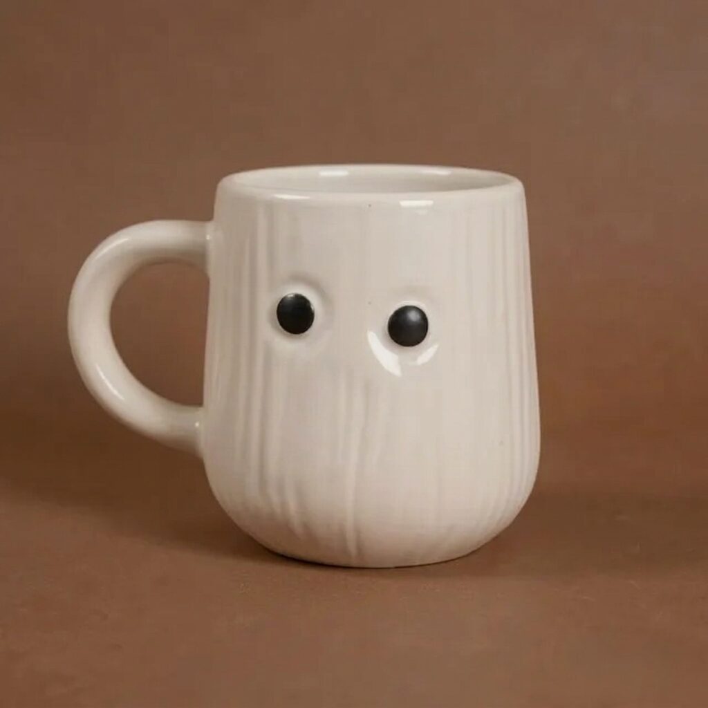 “I can see you” Coffee Mug | Byora Homes | Beige | Stoneware Ceramic