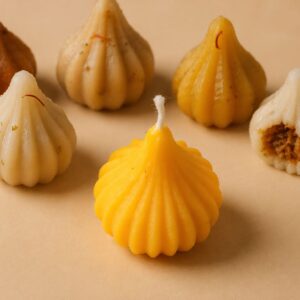 Modak Candle | Byora Homes | Orange | Soy Wax
