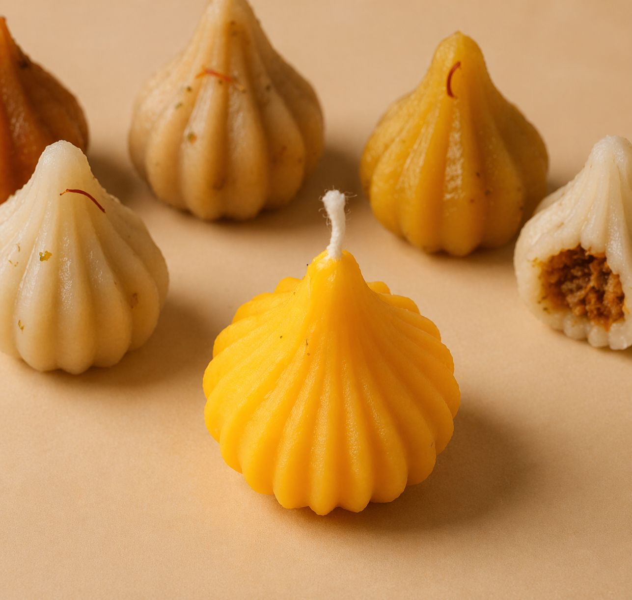 Modak Candle | Byora Homes | Orange | Soy Wax