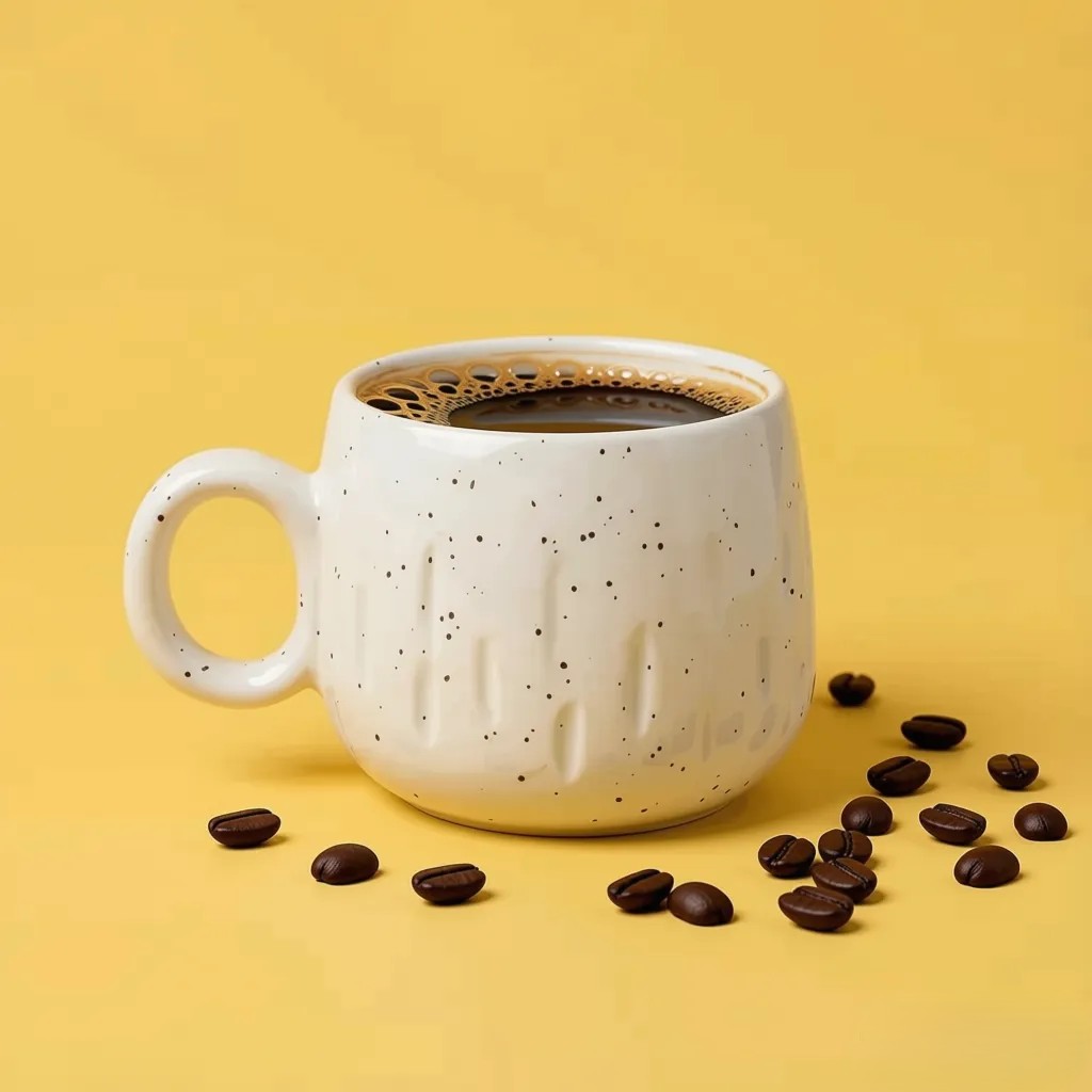 The Blurry Cup | Byora Homes | Beige | Stoneware Ceramic
