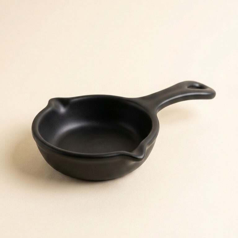 Handy Black Pinch Dish | Byora Homes | Black | Stoneware Ceramic - Image 2