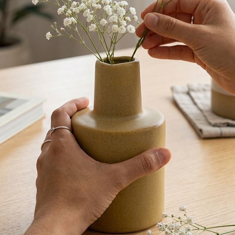 Beach Sandy Vase | Byora Homes | Ceramic - Image 4