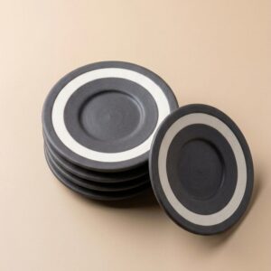 Halo Ceramic Coasters | Set of 4 | Ceramic