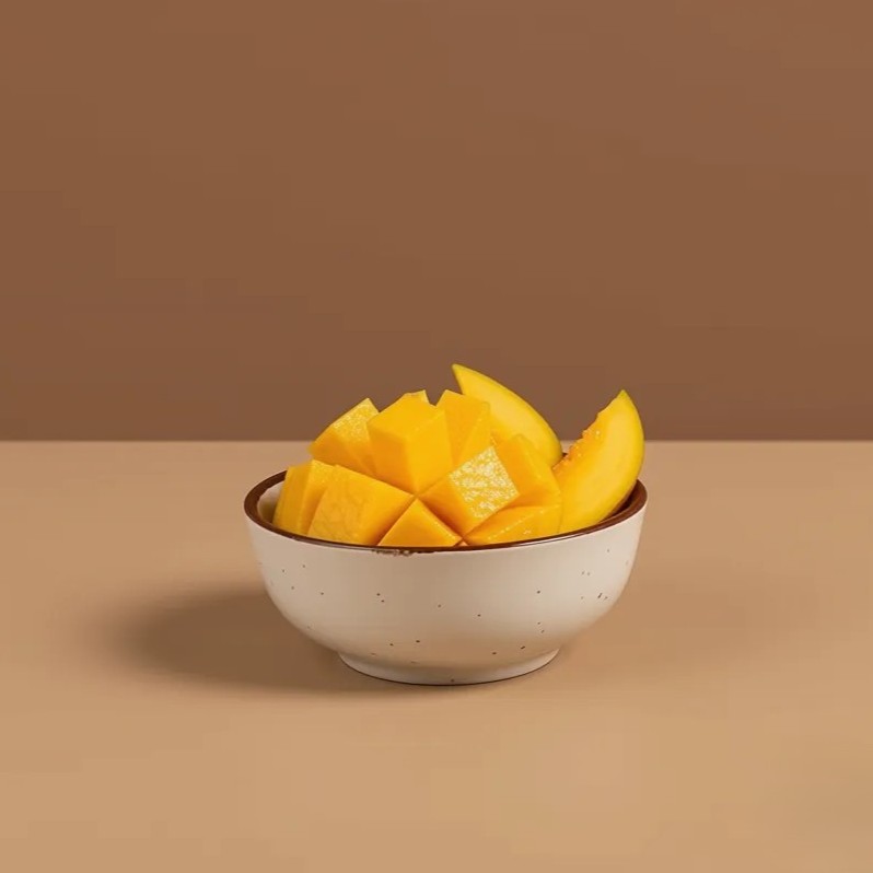 Blurry Brown Rim Ceramic Bowl | Byora Homes | Multicolor | Stoneware Ceramic - Image 2