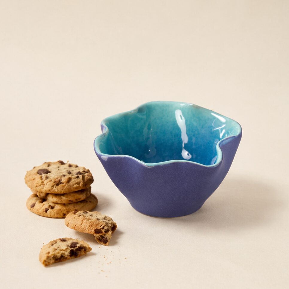 Magical Ceramic Bowl | Byora Homes | Blue | Stoneware Ceramic - Image 3