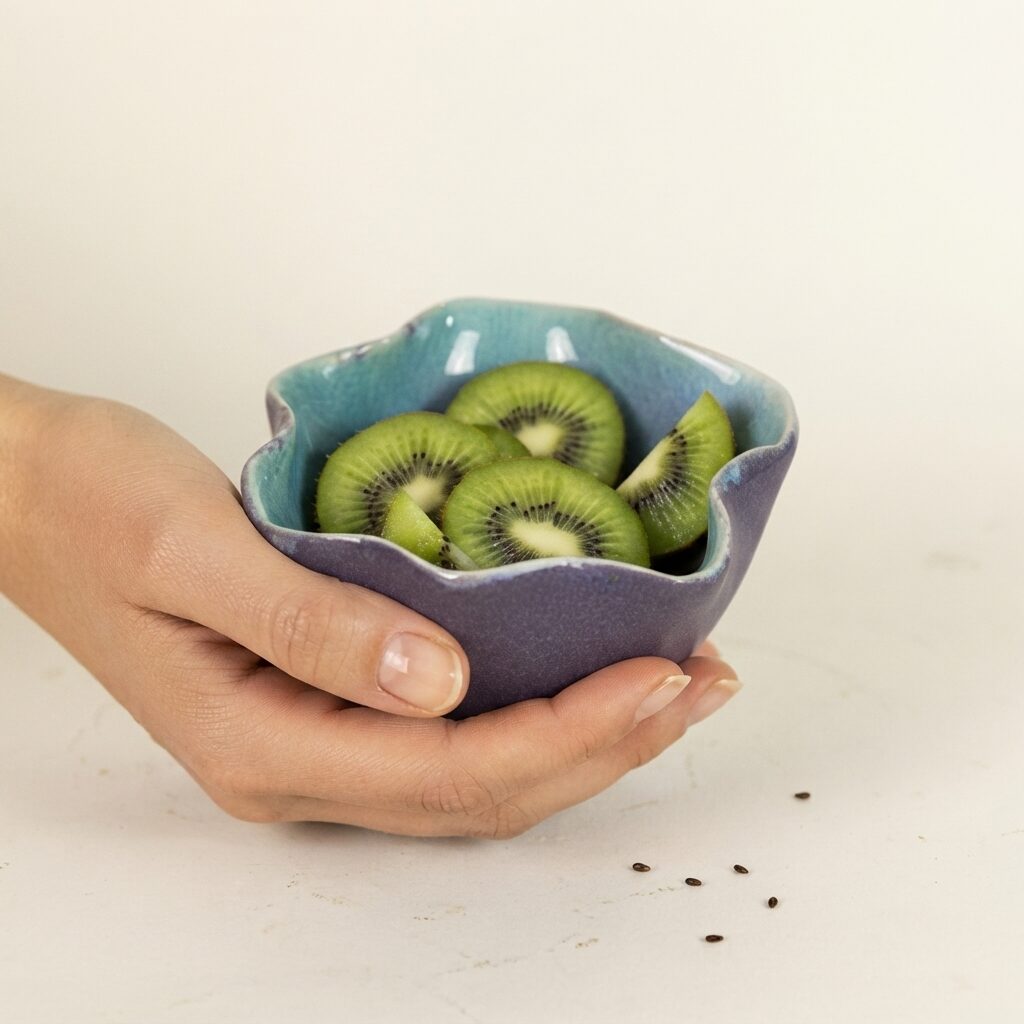Magical Ceramic Bowl | Byora Homes | Blue | Stoneware Ceramic - Image 4