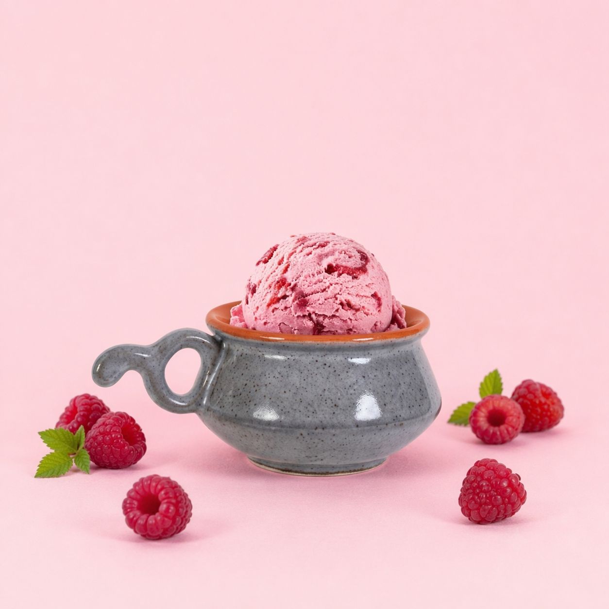 Matka Matki Ice cream ceramic cup | Byora Homes | Grey | Stoneware Ceramic