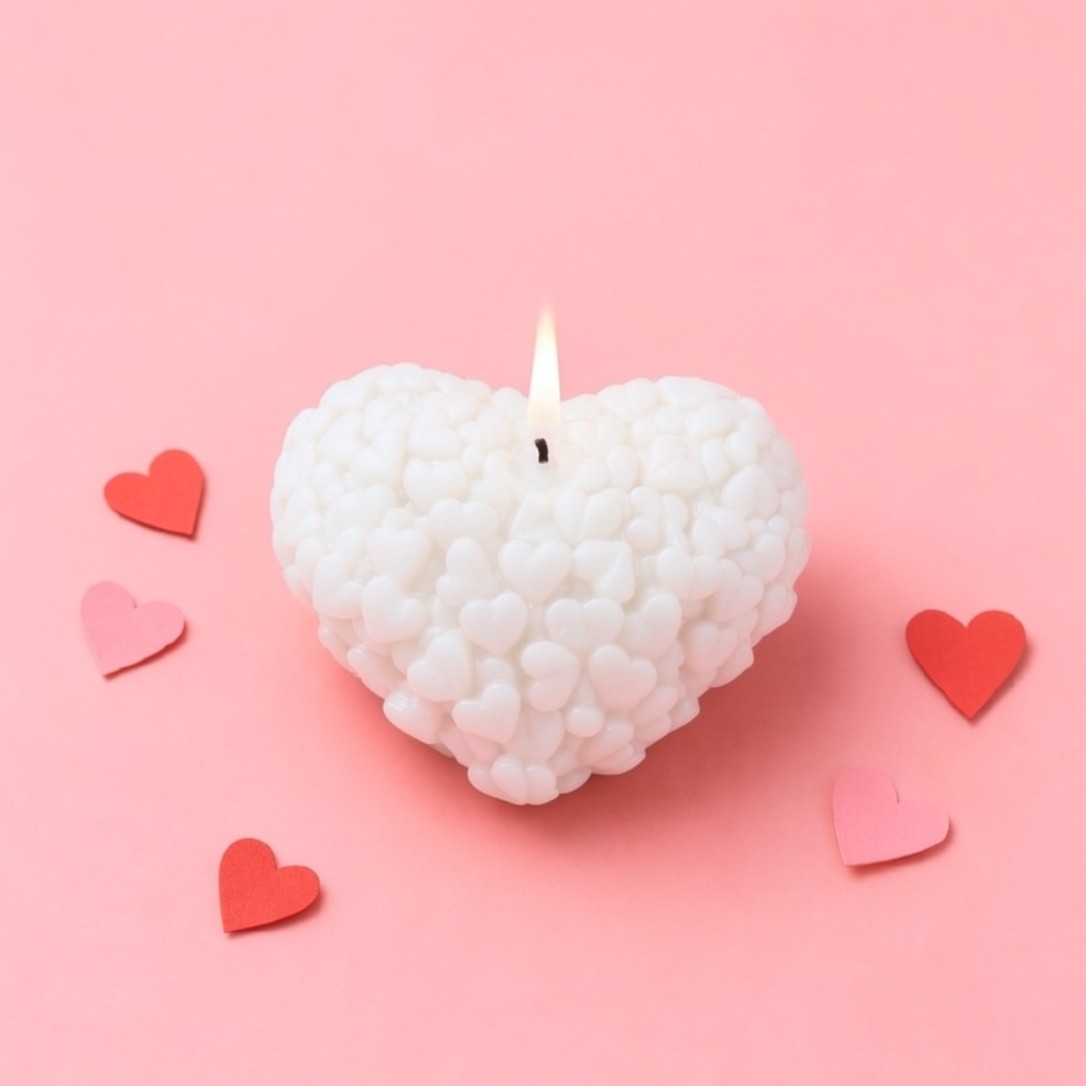 Hearty Soy Wax Candle | Byora Homes | Red & White | Soy Wax - Image 2